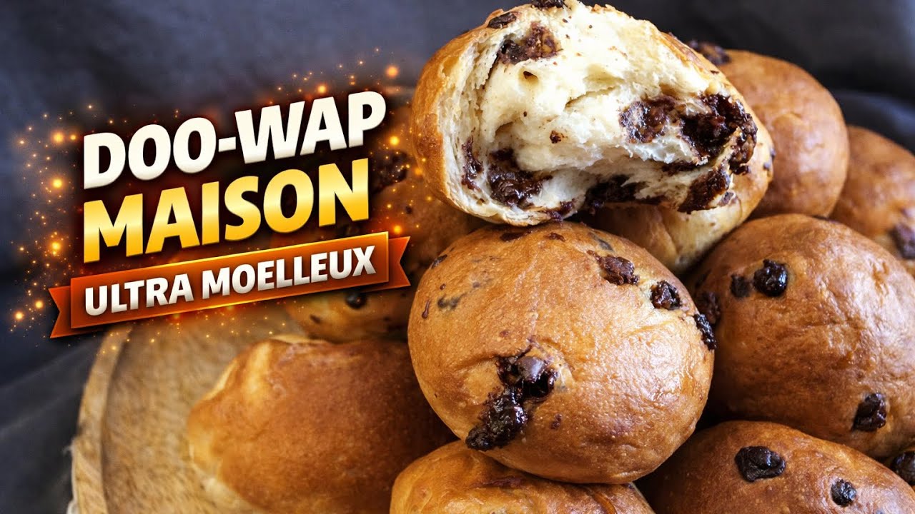 ⭐️BRIOCHES AUX PÉPITES DE CHOCOLAT FAÇON DOO-WAP MAISON ULTRA MOELLEUSES ET GOURMANDES ! 