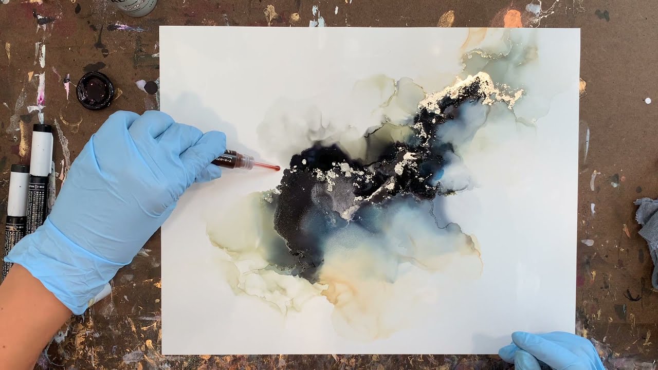 Abstract Painting for Beginners: Alcohol Ink Painting