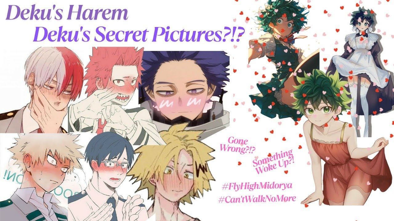 Deku's Secret Picture Got leaked?!? The boys went wild?!? || Deku's Harem || Mha Text