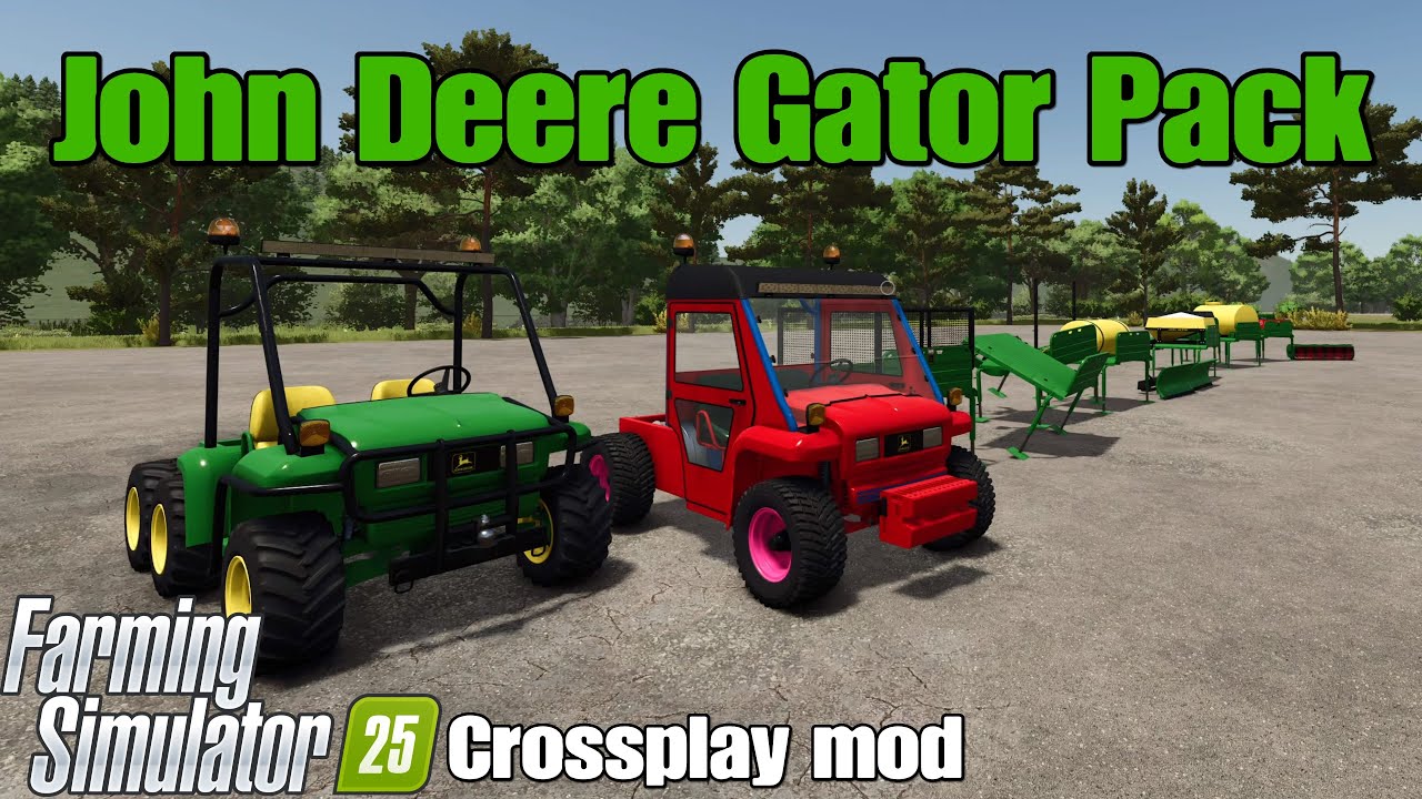John Deere Gator Pack / FS25 crossplay mod