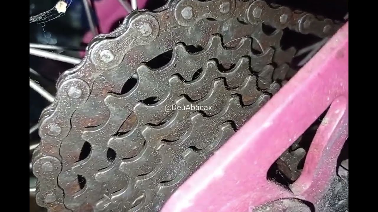 Como remover ferrugem da catraca da bicicleta dica simples