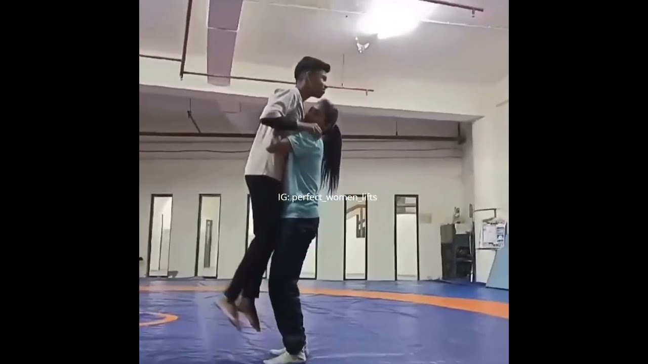 Girl Lifting Boy Like A toy #liftcarrychallenge #wrestling  #liftcarry