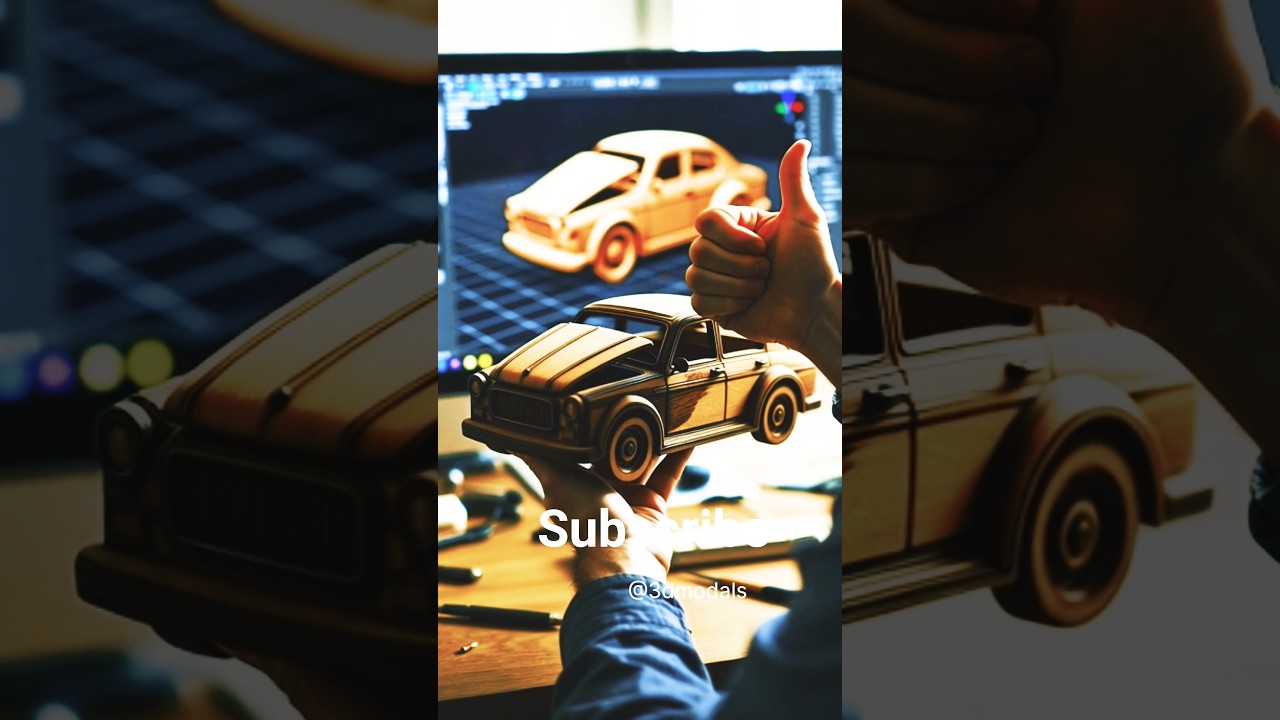 mini car 3d modal ganret for wodan ☠️... 