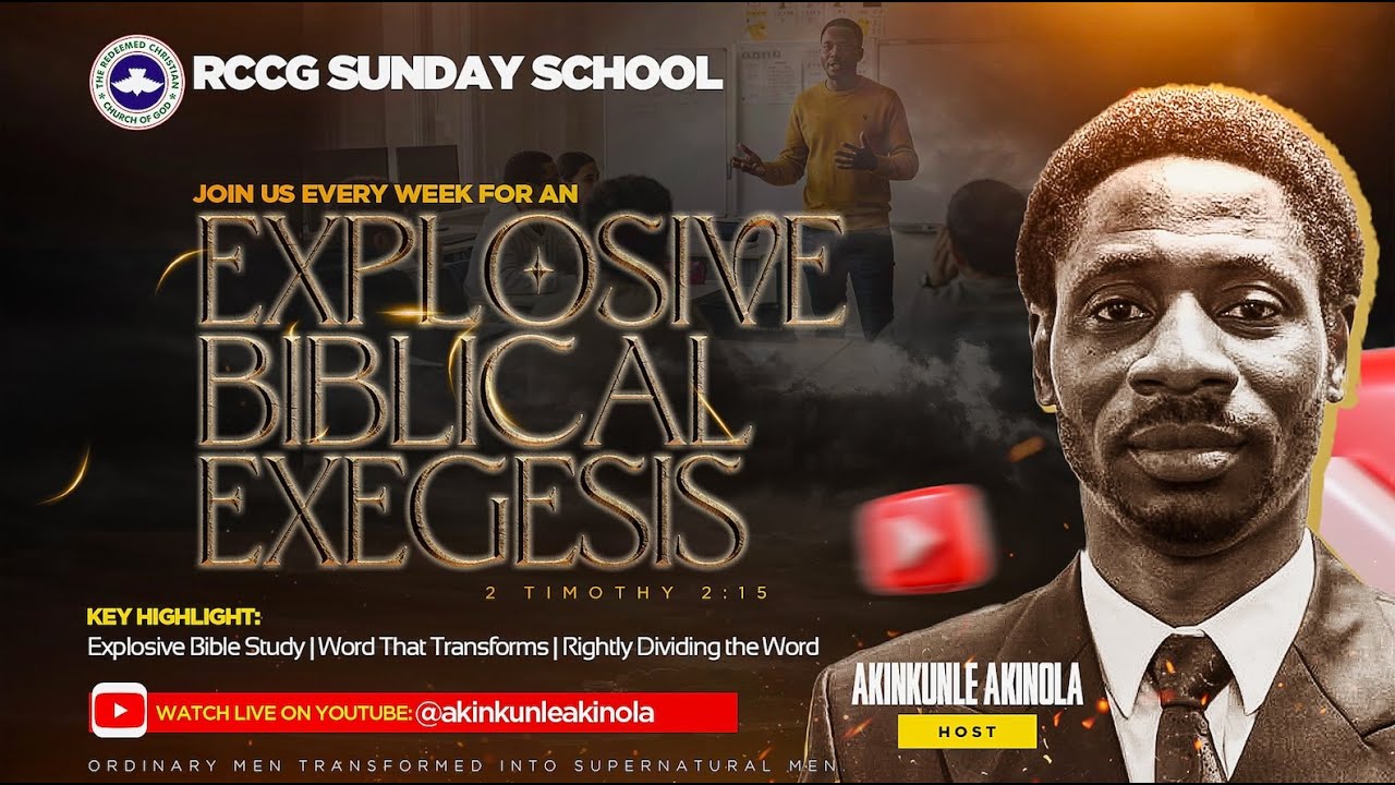 ПРЕДВАРИТЕЛЬНЫЙ ПРОСМОТР ВОСКРЕСНОЙ ШКОЛЫ RCCG | РЕМОНТ АЛТАРА | 19 ОКТЯБРЯ 2025 ГОДА