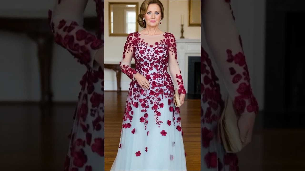 🌸 3D Floral Mother of the Bride Dresses | Elegant & Trendy Wedding Outfits 2025 🌸