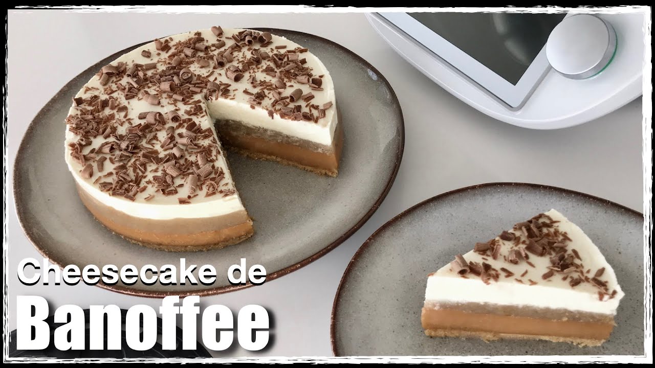 DOCE DE LEITE + DOCE DE BANANA = CHEESECAKE DE BANOFFEE - Thermomix® SEMPAS