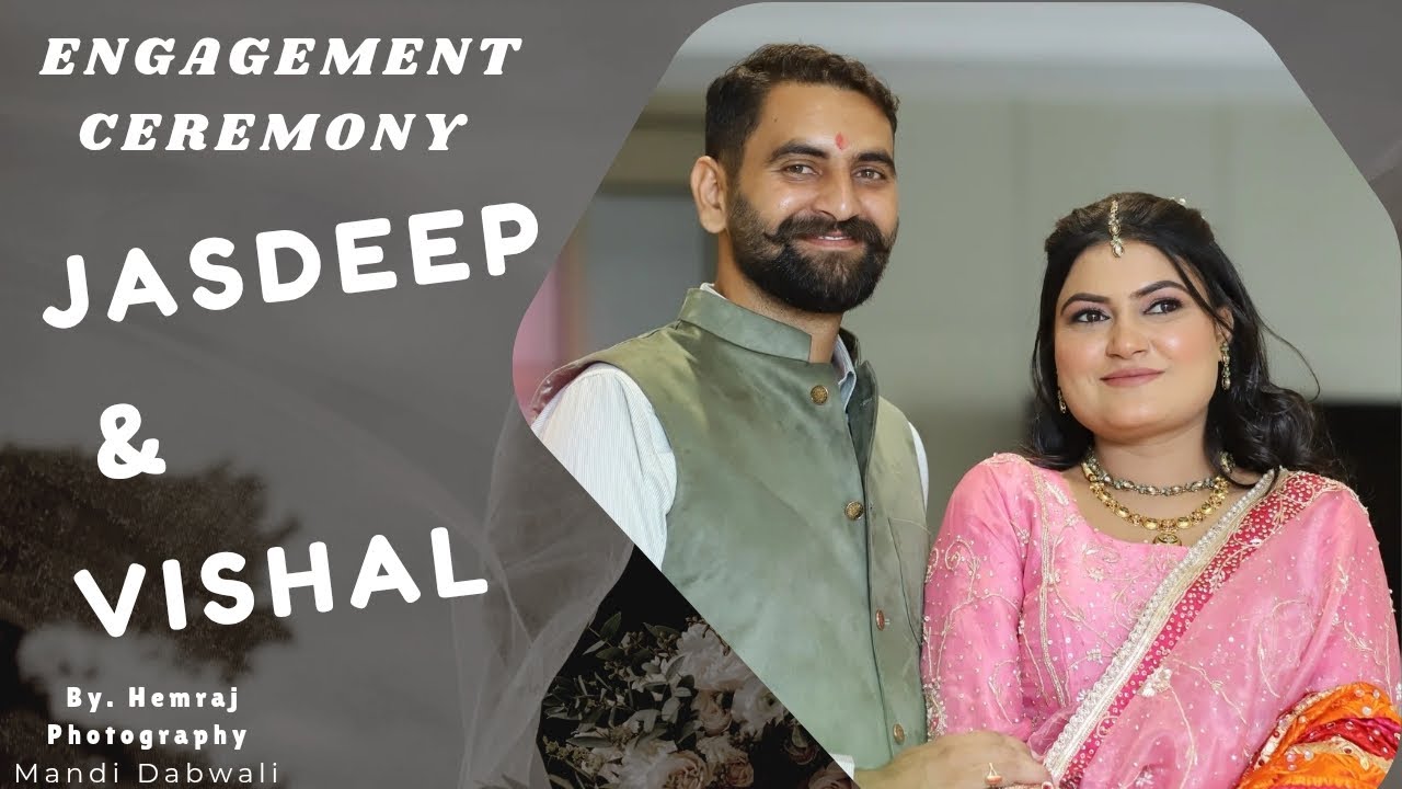 Jasdeep & Vishal 🔻Ring Ceremony 🔻#engagement  #engagement #video #love