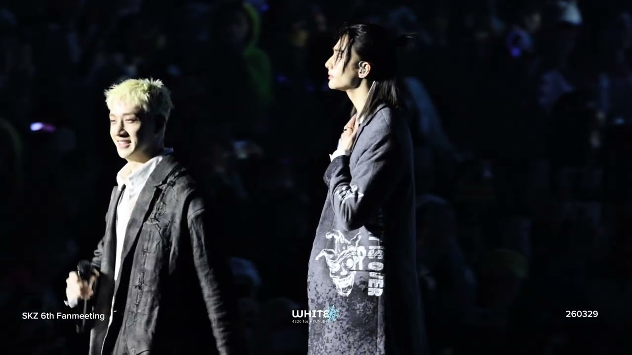 [4K] Hyunjin Bangchan Cinema Stray Kids SKZ 6th Fanmeeting Day 2 현진 방찬 직캠 스키즈 팬미팅 260329