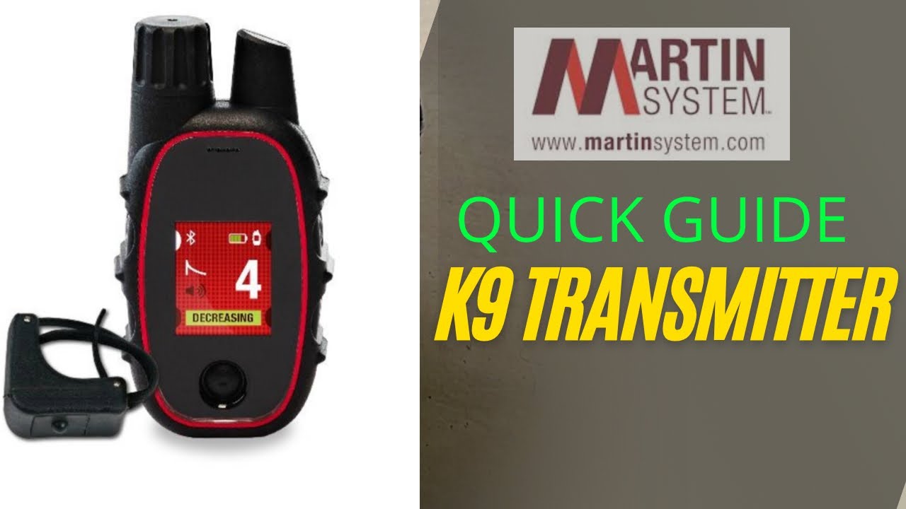 K9 Transmitter & Doggify App Quick guide.