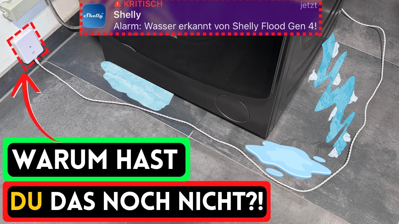 Wie dieser 30-Euro-Sensor dein Zuhause retten kann 🤯 Shelly Flood Gen 4 Review 🌊