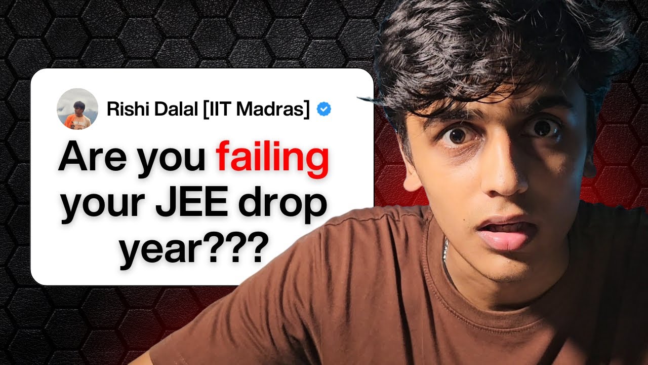 From 2 Marks Short to IIT Madras | Drop Year Success Story | JEE Motivation Podcast