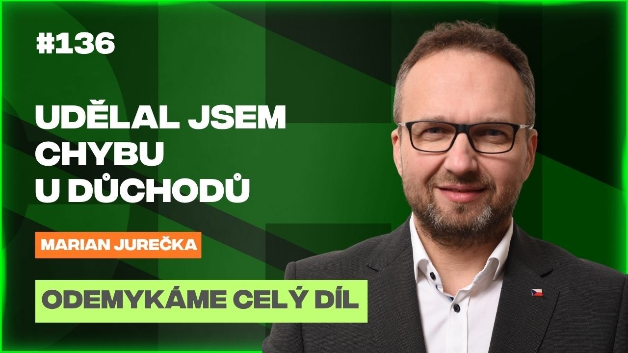 Jurečka: Důchody bych dnes ře&scaron;il jinak. EET se nemělo ru&scaron;it cel&eacute; | Chuť moci #136