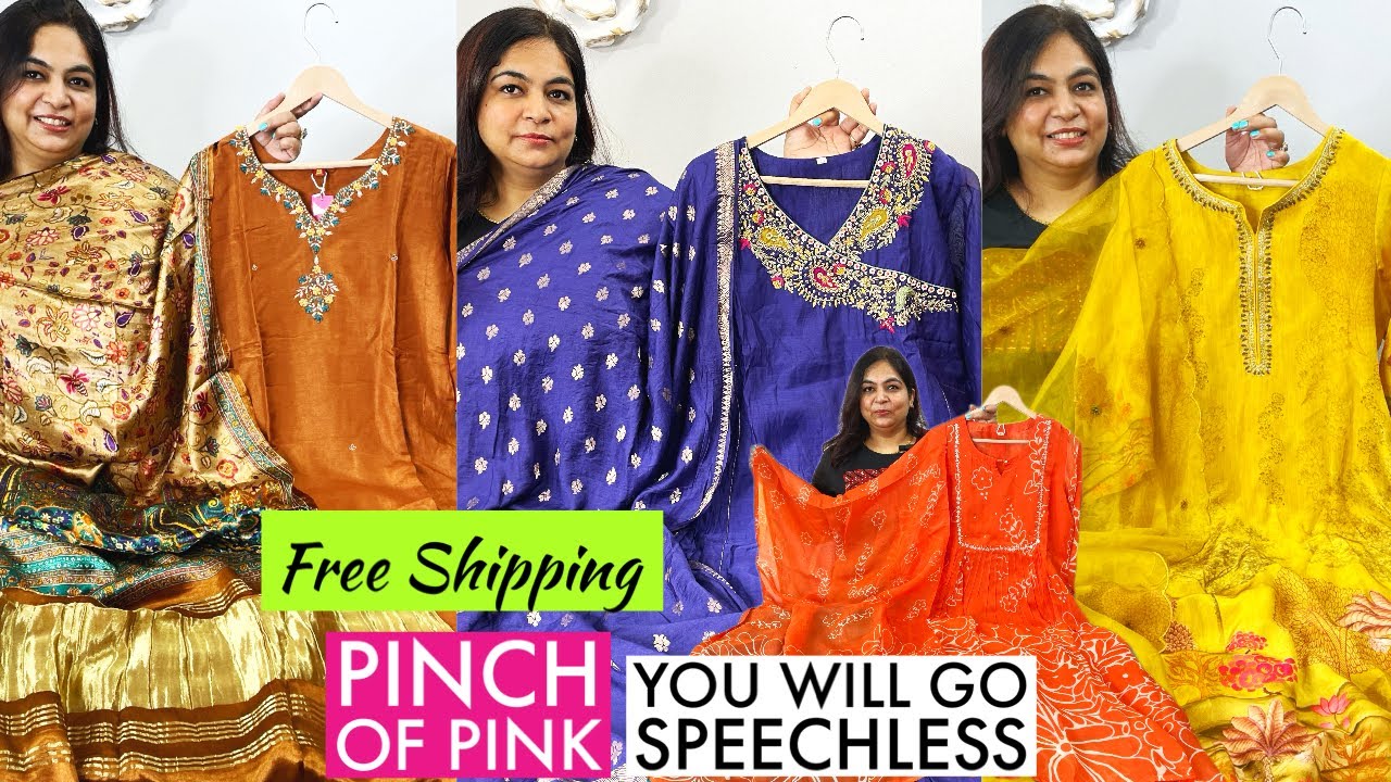 Pinch of Pink Brings You Fantabulous Collection of Cotton & Party Wear Suits Apt For All Occasions.