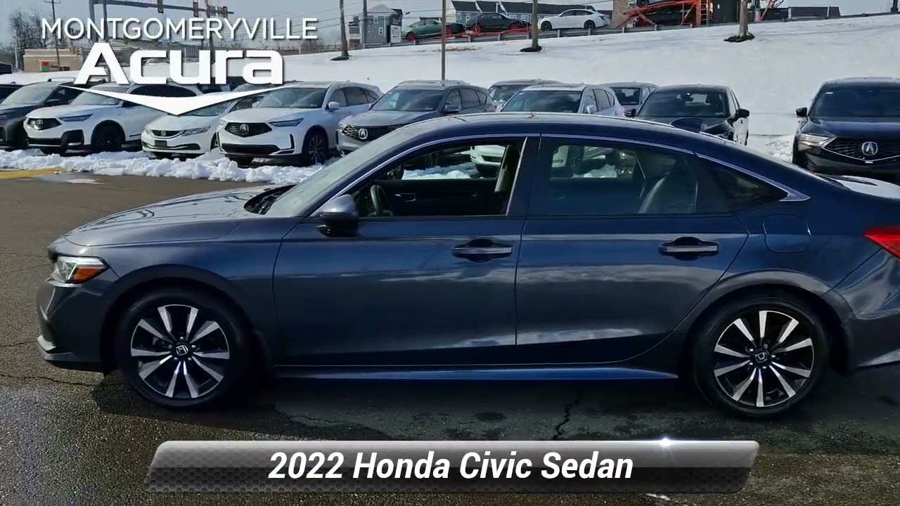 Used 2022 Honda Civic Sedan EX, Montgomeryville, PA 26A008252A