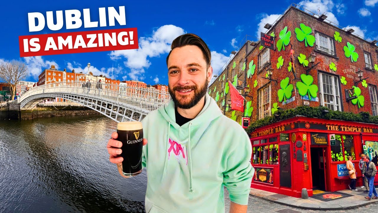 Our First Time In DUBLIN ☘️ (Ireland Blew Us AWAY) 😮
