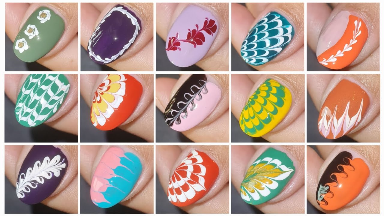 Top 15 Easy & simple nailart design🤩 || Best nailart ideas for beginners || #nails #youtube 