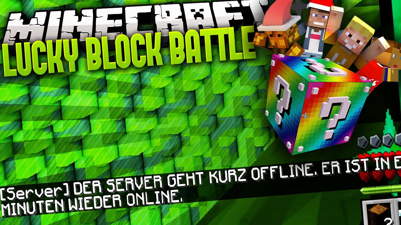 SERVER GEHT OFFLINE! :O | Minecraft LUCKY BLOCK BATTLE #29 | Dner