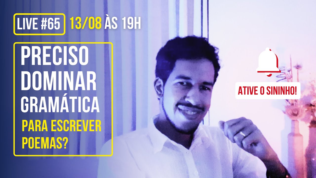 #65 | Preciso dominar gramática para escrever poemas? | James Morais