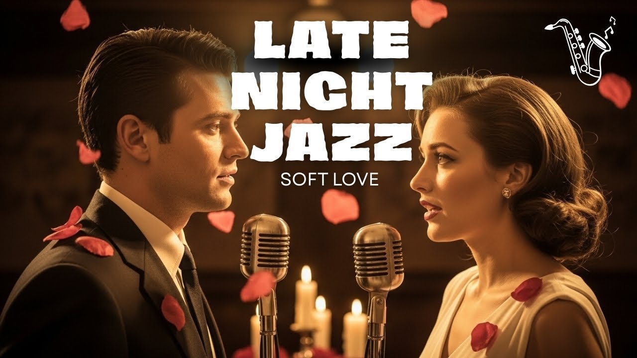 Late Night Jazz Duet 🌙 Soft Romantic Vocals for Sleep, Relaxation & Peaceful Dreams