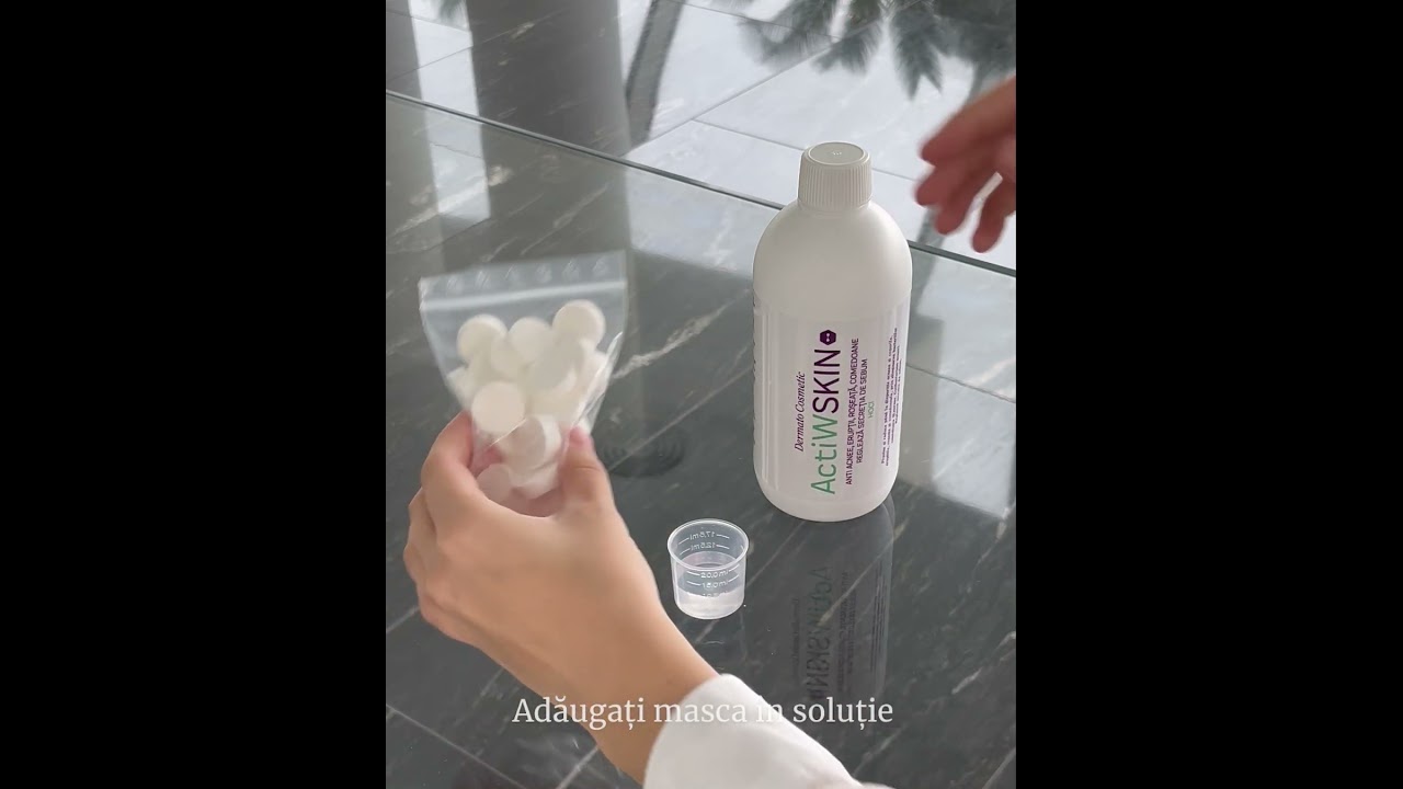 Măști magice de la ActiW SKIN - MOD DE UTILIZARE