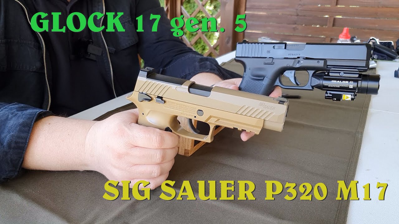 Sig Sauer P320 M17 vs Glock 17 gen.5 - idealne wiatrówki ?