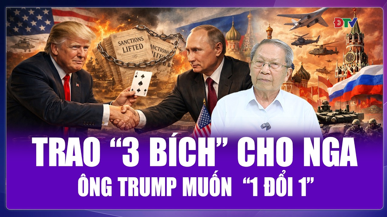 QUỐC TẾ NÓNG 28/2: Ông Trump trao “3 bích” cho Nga, dỡ toàn bộ trừng phạt để Moscow tha cho Ukraine