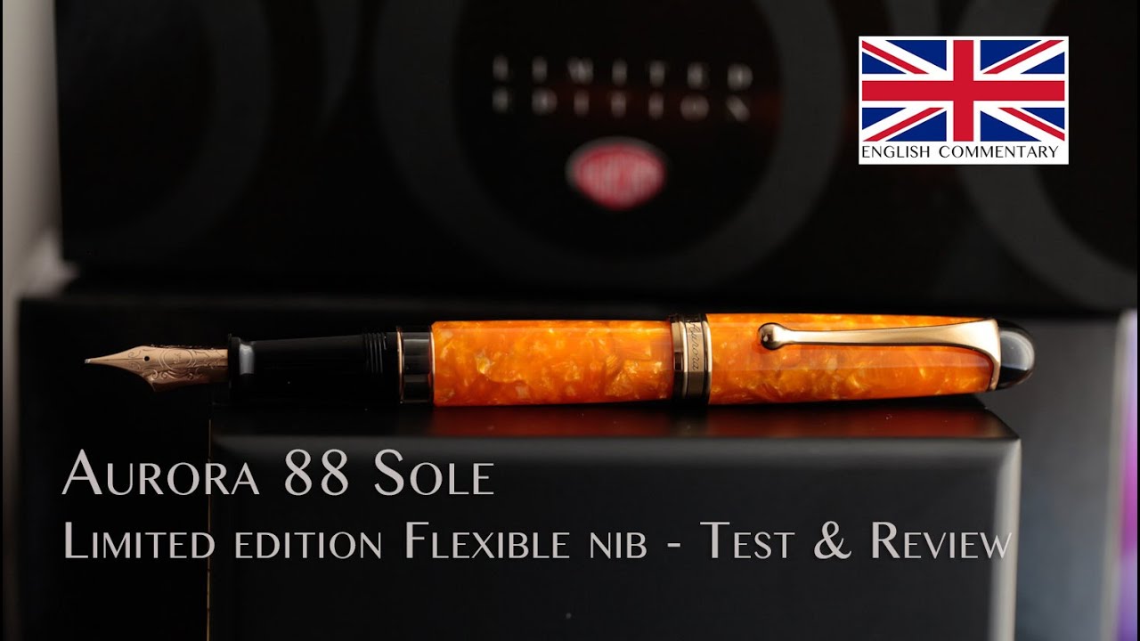 Aurora 88 sole - limited edition fountain pen - test & review
