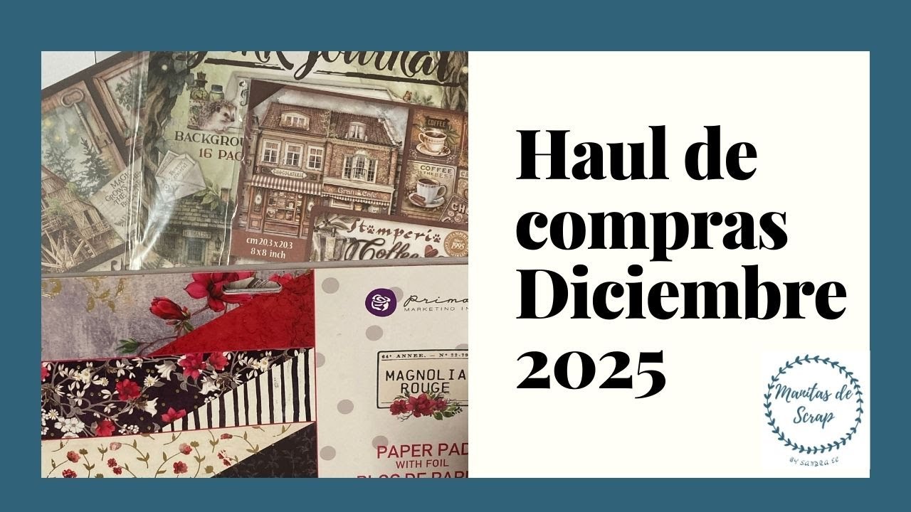 Haul de compras Diciembre 2025 en Craftelier y Piedra, papel y tijera