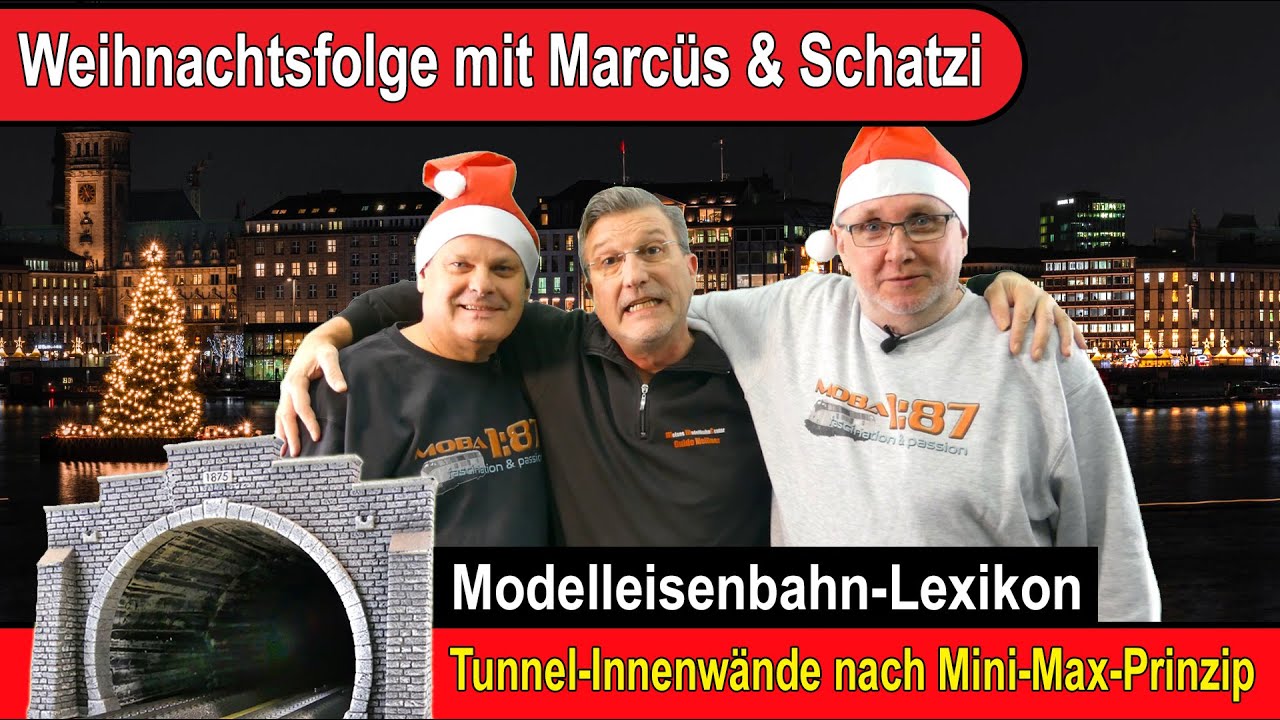 Modelleisenbahn-Lexikon: Tunnel-Innenwände mit Mini-Max-Prinzip
