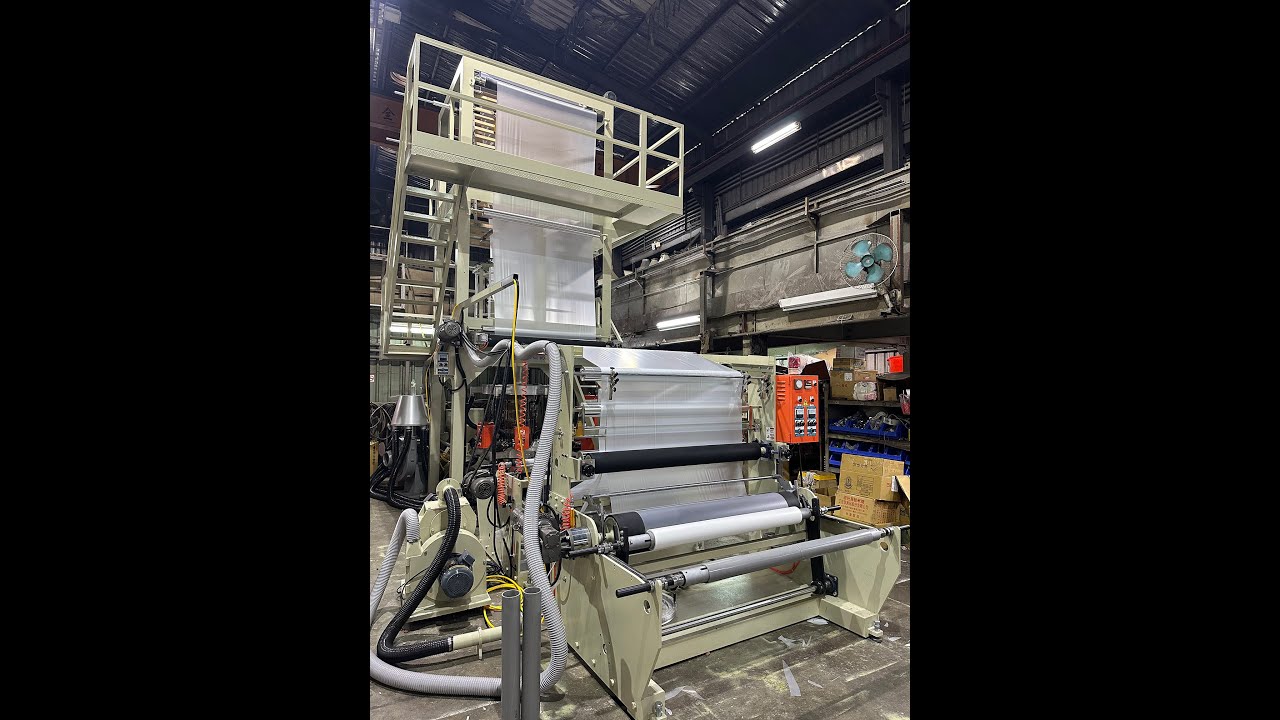 Two layer Plastic inflation machine Model: KMTL-50 (A/B/A LAYER)