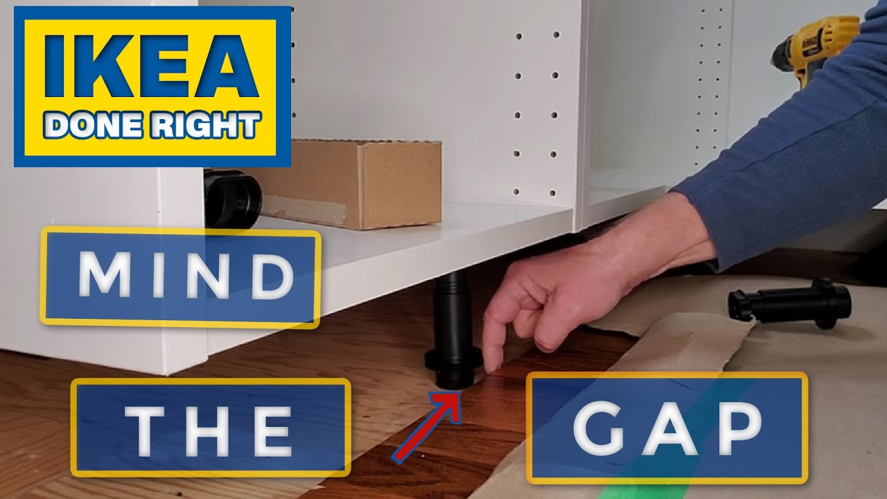 IKEA SEKTION Toe Kick Hack: как заполнить зазор между полом и Toe Kick.