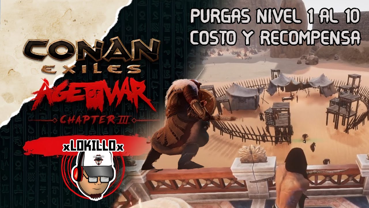 CONAN EXILES | HORDAS DE NIVEL 1 AL 10 COSTOS Y RECOMPENSAS
