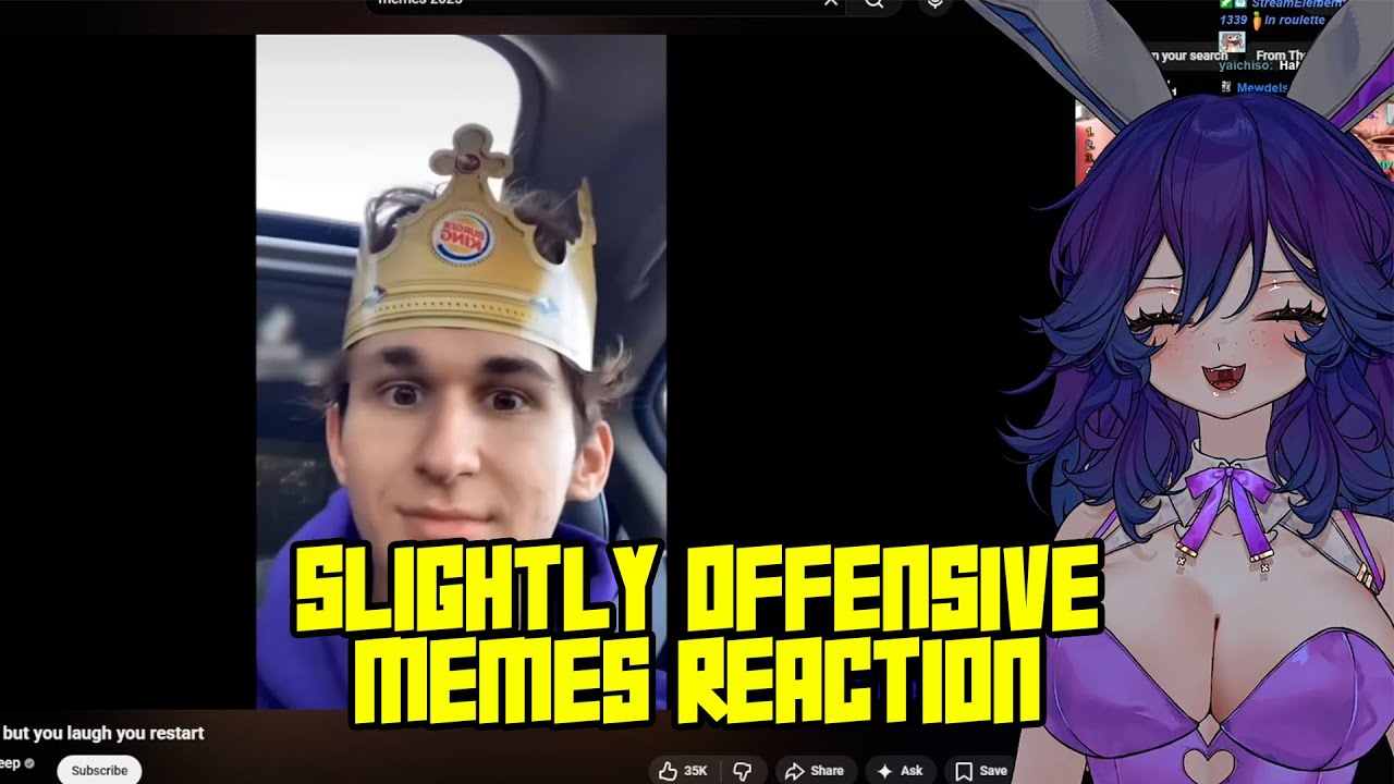 Cotton reacts to SLIGHTLY OFFENSIVE MEMES for 40 minutes and 44 seconds