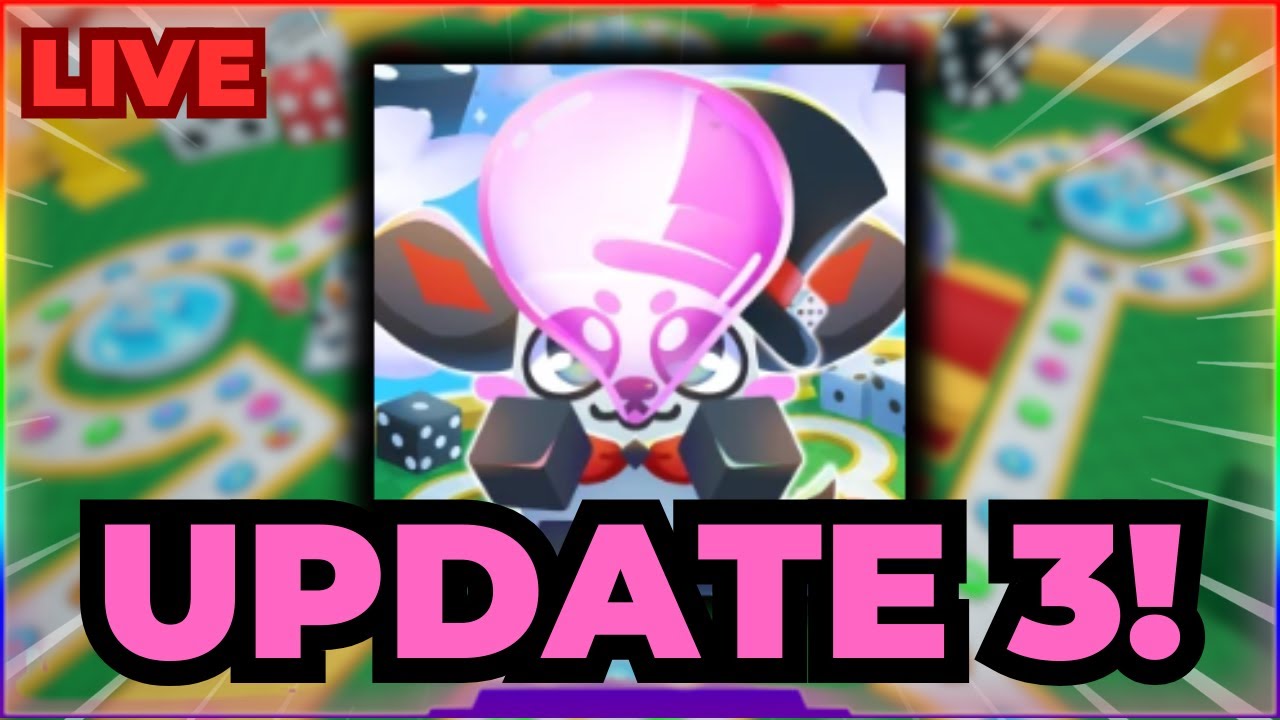 Update 3 in Bubble Gum Simulator Infinity is OUT NOW! Come watch me hatch
