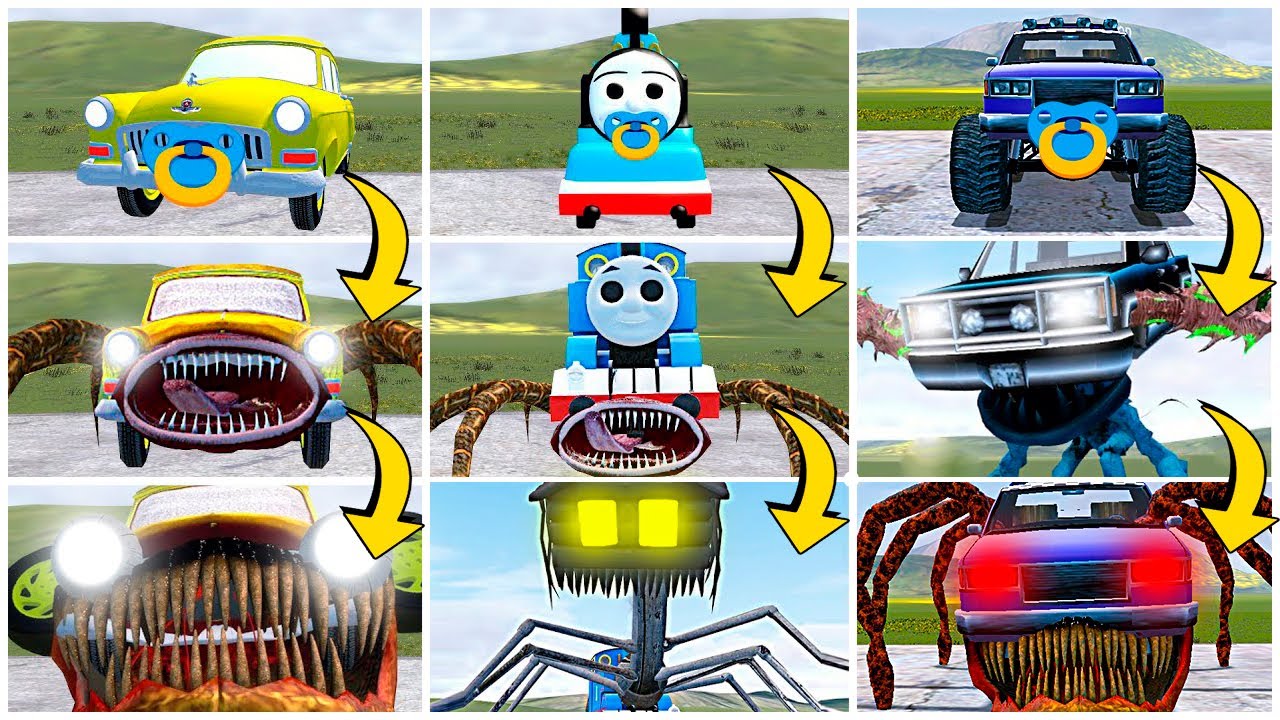 NEW EVOLUTION CAR EATER and CURSED THOMAS THE TRAIN! NEW FORM EVOLUTION in Garry's Mod! Page 2