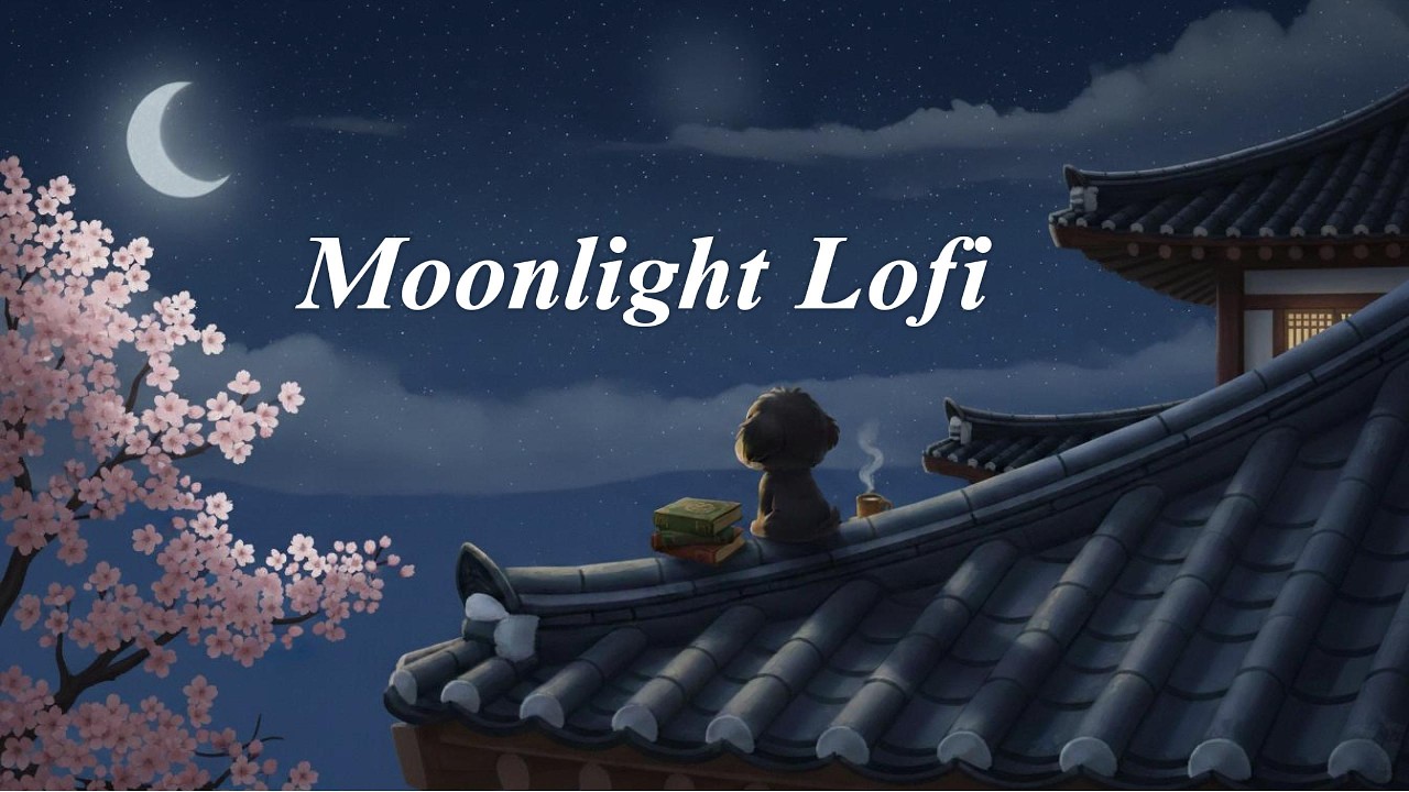 For When You Need Quiet Comfort🌙 Midnight Rooftop Lofi | 1 Hour Calm Music with Soft Night Ambience