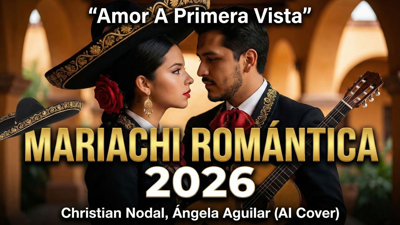 “Amor A Primera Vista” (AI) Estilo: Christian Nodal, Ángela Aguilar 2026 | MARIACHI ROMÁNTICA