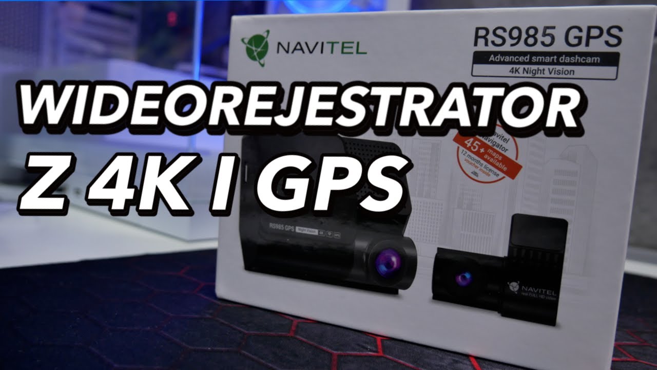 Jakość obrazu 4K, moduł GPS, system powiadomień ADAS i kamera wsteczna - Navitel RS985 GPS