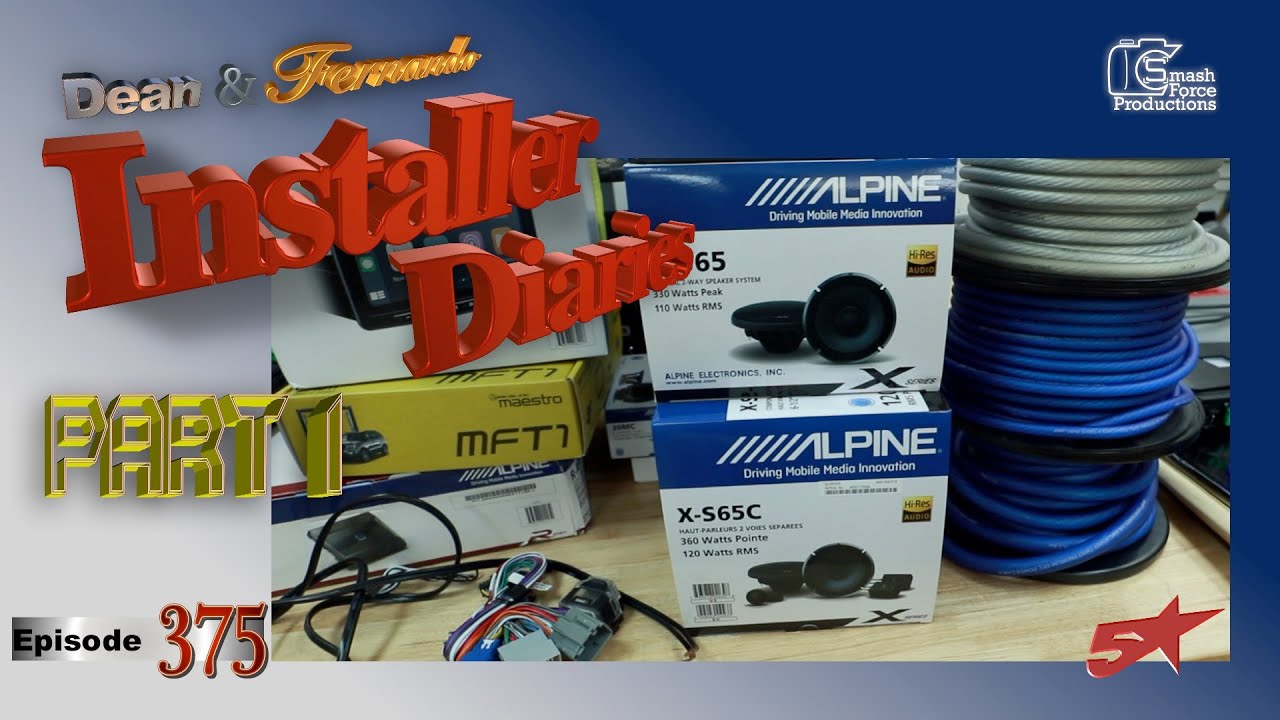 Roush Mustang Alpine system starts with the X Series speakers installer Diaries 375  part 1