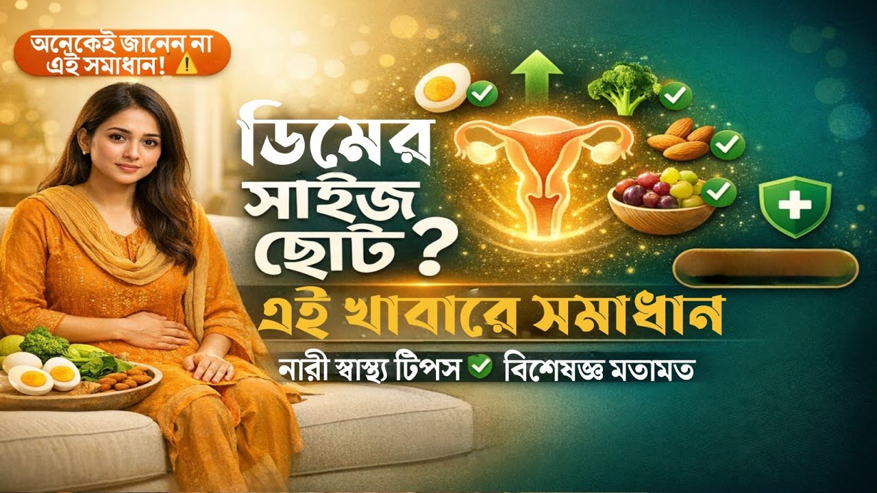 Ovary Size Small Problem? What to Eat | Women Hormonal Health Bangla