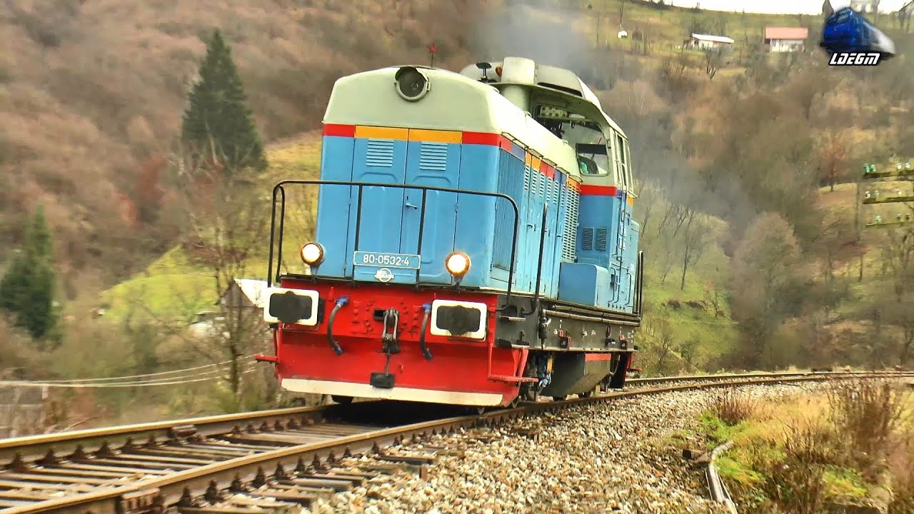 Urmărire Feroviară 🚂 Thomas LDH1250 80-0532-4 de la Salva la Dealul Ștefăniței - 12 Decembrie 2025