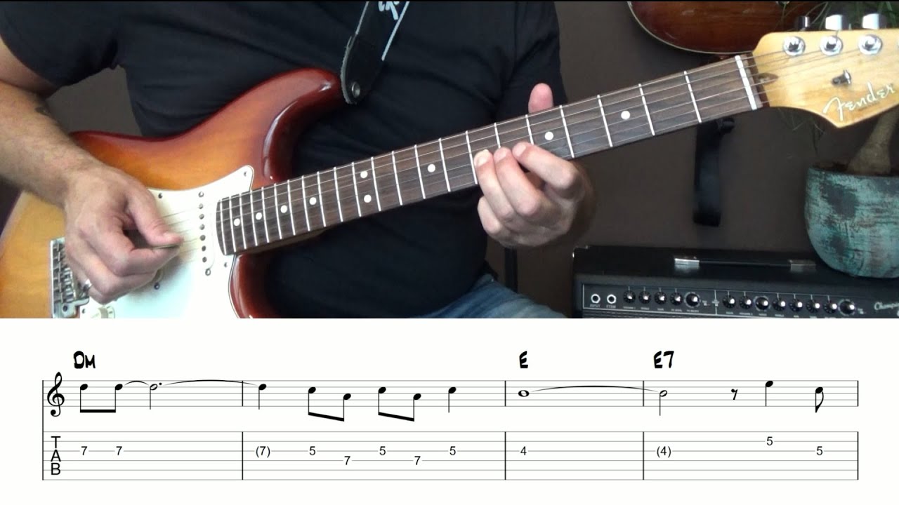 Blues Guitar Beginner - How To Play  Summertime