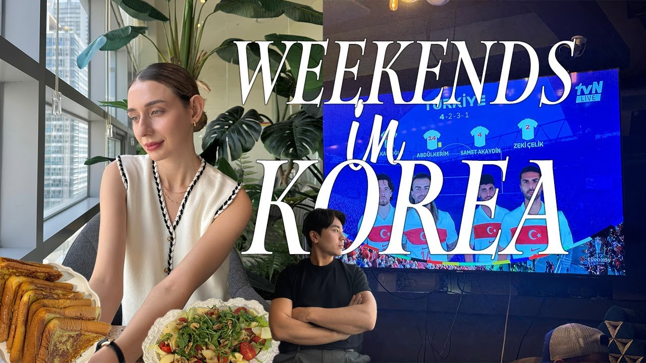 living together in Korea VLOG -best Turkish style summer menu, watching EURO 2024 at 1 am, cosy life