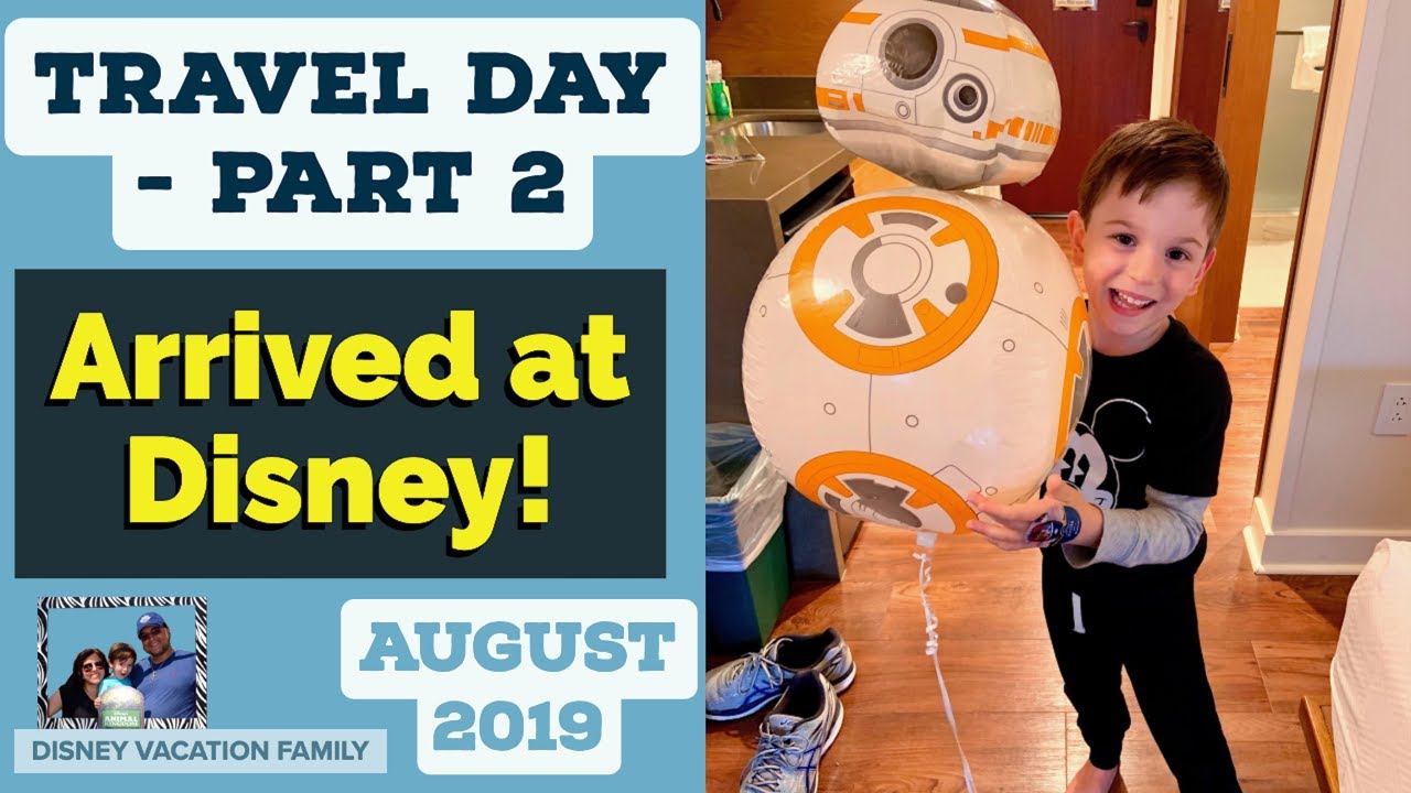Walt Disney World TRAVEL DAY Part 2 | Wilderness Lodge Aug 2019 in 4k
