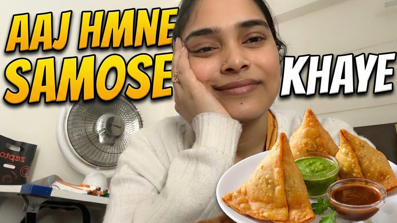 Aaj Humne Khaye Samose! 😋 | Samosa Party at Home 🥟 | Desi Food Cravings ❤️