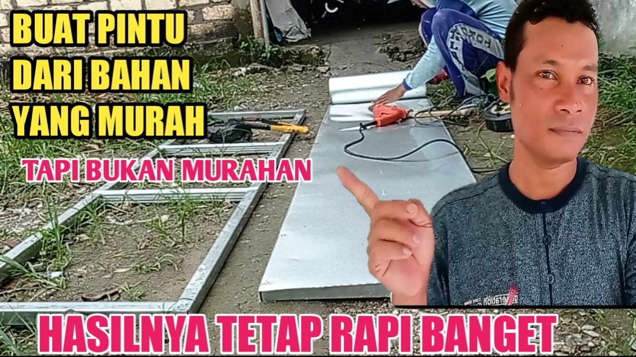 Tutorial Tukang Cara Membuat Pintu Dari Hollow Galvanis @serbakreatif