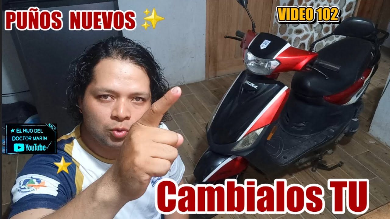 ITALIKA D125 COMO CAMBIARLE LOS PUÑOS A MI MOTO EN CASA 🏡 MEJORA LA APARIENCIA DE TU MOTONETA