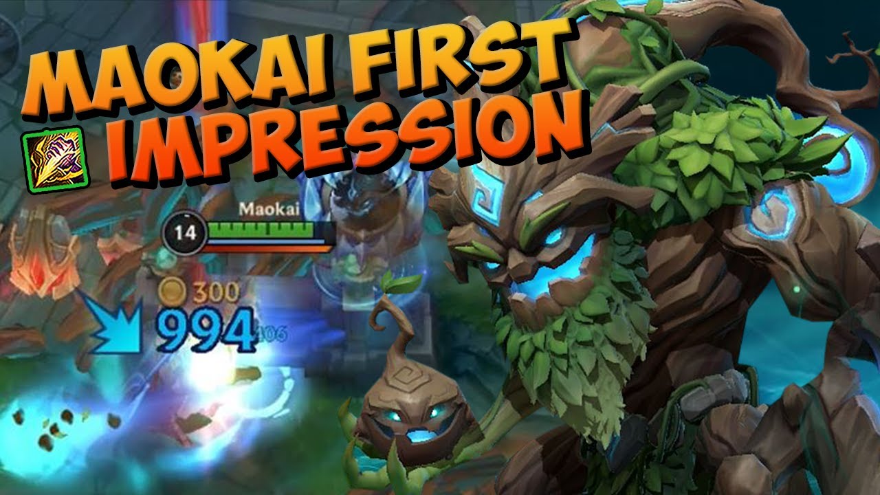 WILD RIFT MAOKAI JUNGLE - PURE AP NEW ONESHOT CHAMP