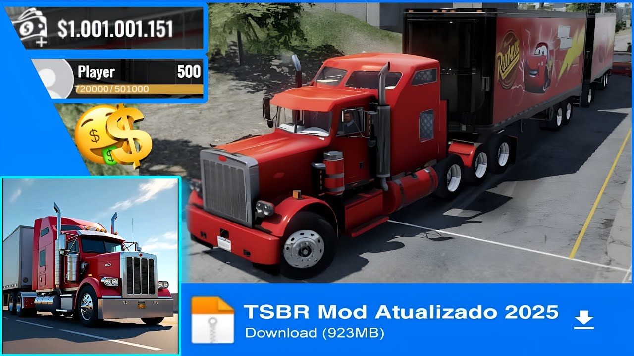 TRUCK SIMULATOR BIG RIGS Mod Apk DINHEIRO INFINITO E LEVEL 99 VERSÃO 1.5.5 Atualizado 