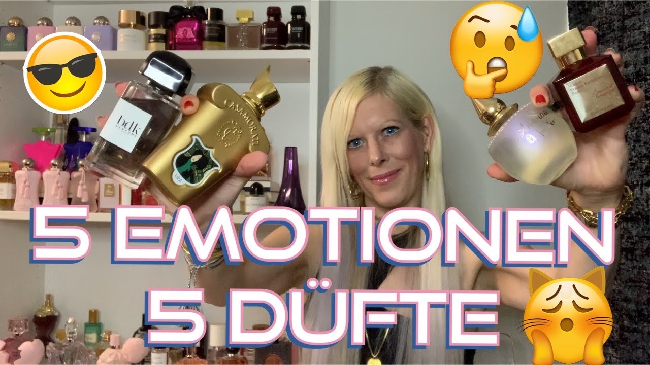 5 EMOTIONEN - 5 DÜFTE💜Bei diesen Emotionen benutze ich diese Düfte☺️Designer+Nische⭐️Parfum Haul